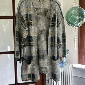 Plaid sweater